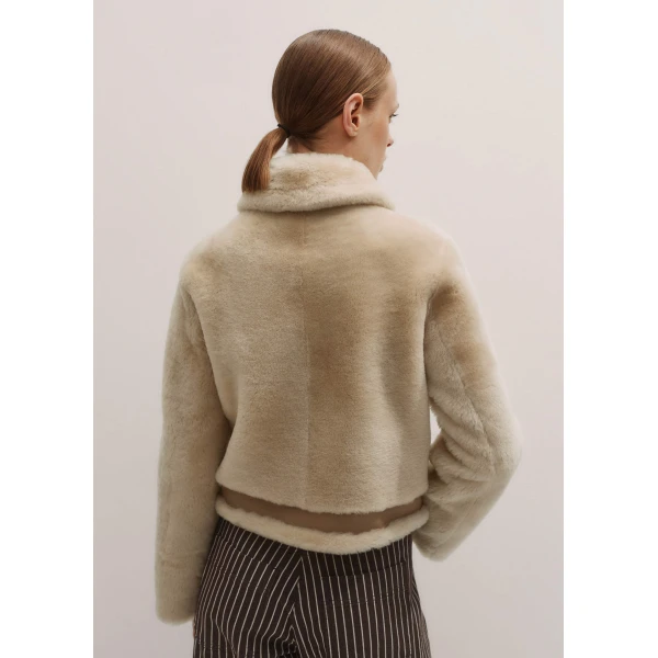Me + Em Reversible Jacket – luxury British Ivory in Me and Em exclusively at Luxury Shoes 