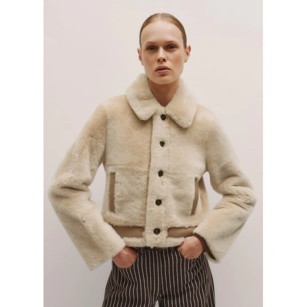 Me and Em Reversible Jacket – luxury British Beige in Me and Em exclusively at Luxury Shoes 