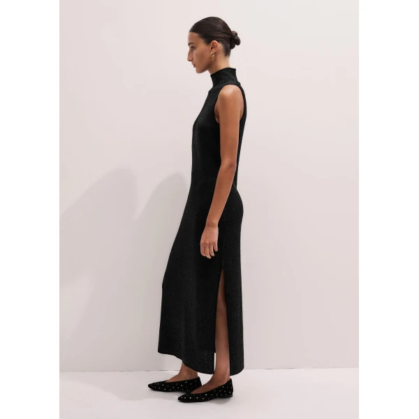 Me + Em Sequin Knit Maxi Dress – luxury British Black in Me and Em exclusively at Luxury Shoes 