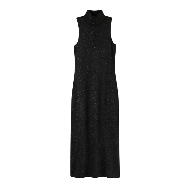 Me and Em Sequin Knit Maxi Dress – luxury British Black in Me and Em exclusively at Luxury Shoes 