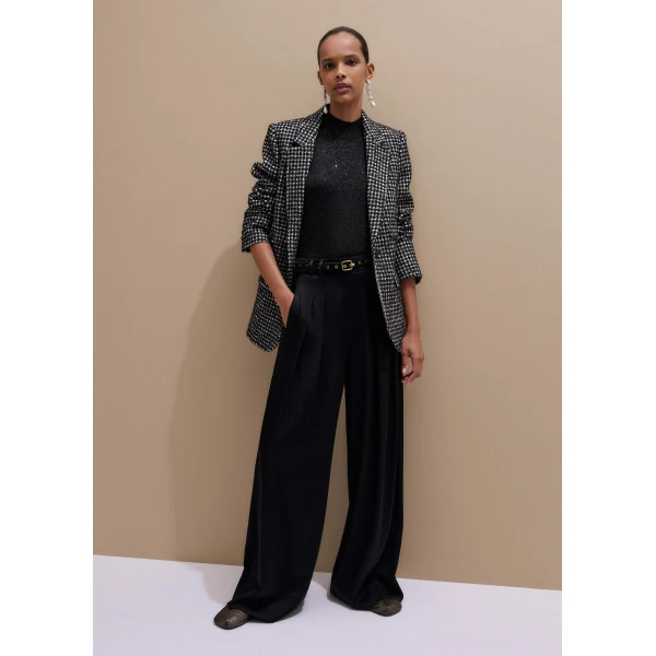 Me and Em Sequin Knit Vest – luxury British Black in Me and Em exclusively at Luxury Shoes 