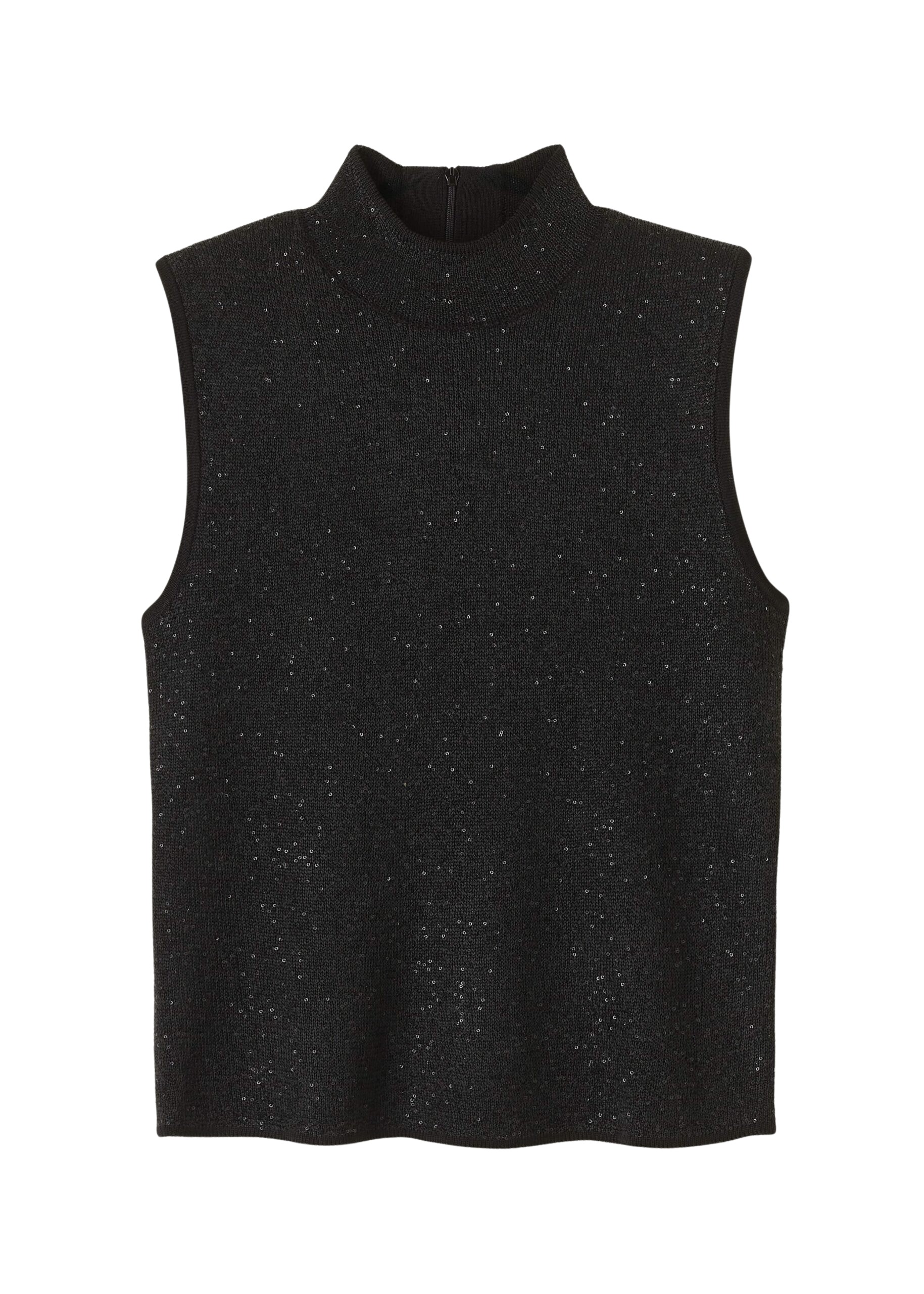Me and Em Sequin Knit Vest – luxury British Black in Me and Em exclusively at Luxury Shoes 