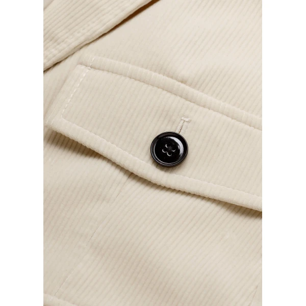 Me + Em Sharp Shoulder Blazer – luxury British Ivory in Me and Em exclusively at Luxury Shoes 