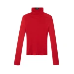 Me and Em Sheer High Neck Top – luxury British Red in Me and Em exclusively at Luxury Shoes 