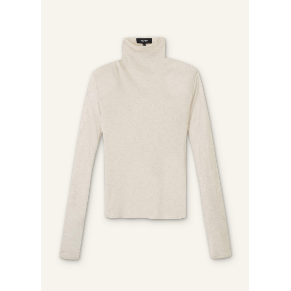 Me and Em Sheer High Neck Top – luxury British Beige in Me and Em exclusively at Luxury Shoes 