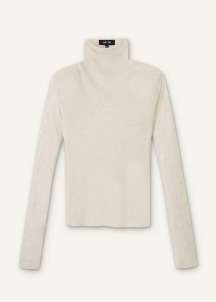 Me and Em Sheer High Neck Top – luxury British Beige in Me and Em exclusively at Luxury Shoes 