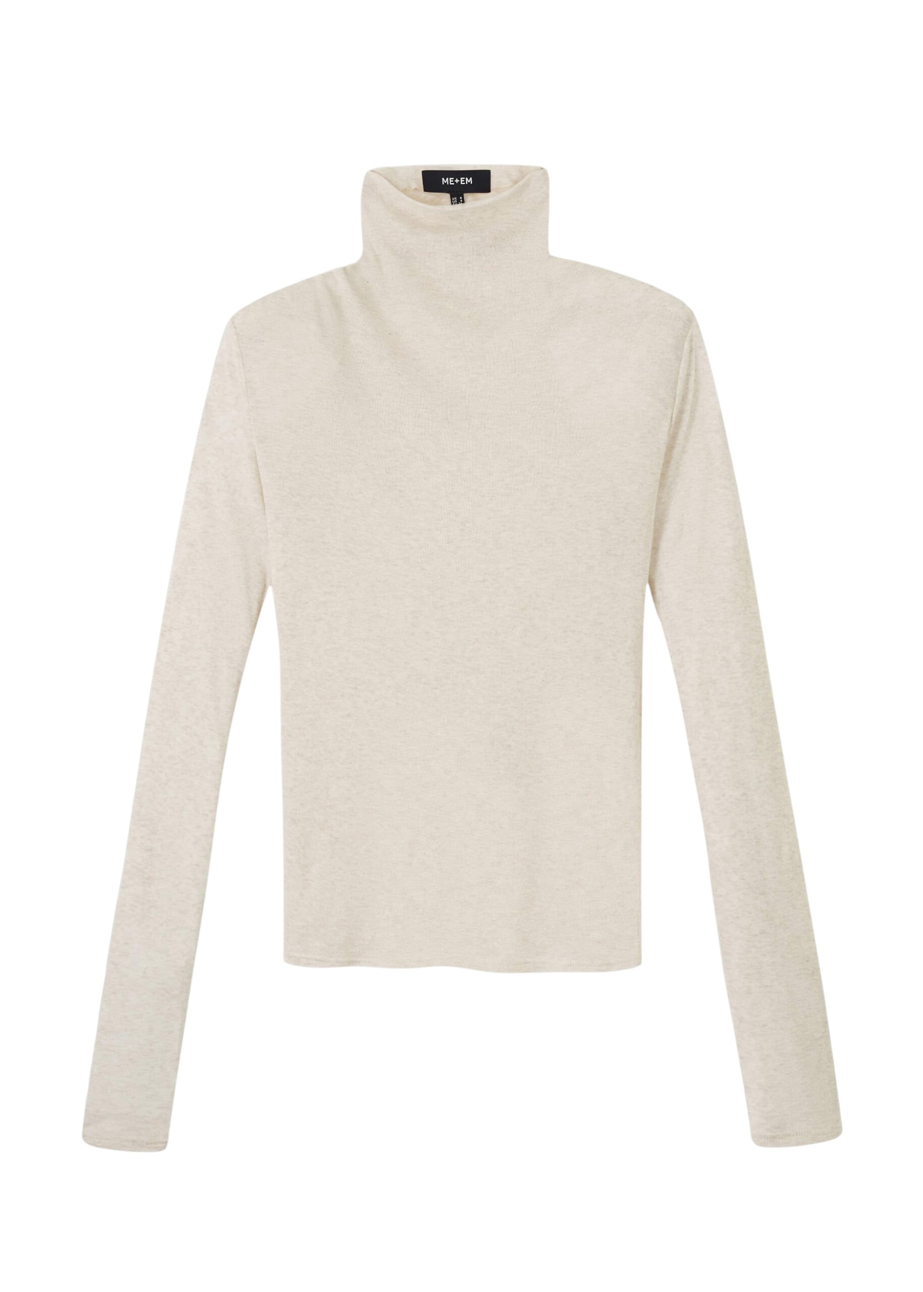 Me and Em Sheer High Neck Top