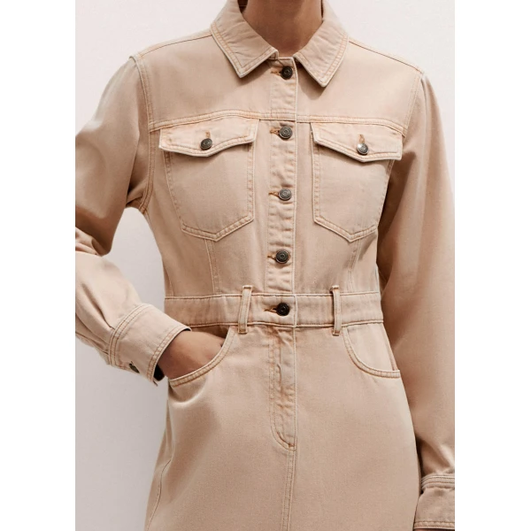 Me + Em Shirt Midi Dress – luxury British Pink in Me and Em exclusively at Luxury Shoes 