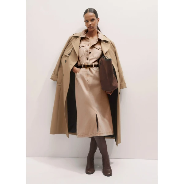 Me and Em Shirt Midi Dress – luxury British Pink in Me and Em exclusively at Luxury Shoes 