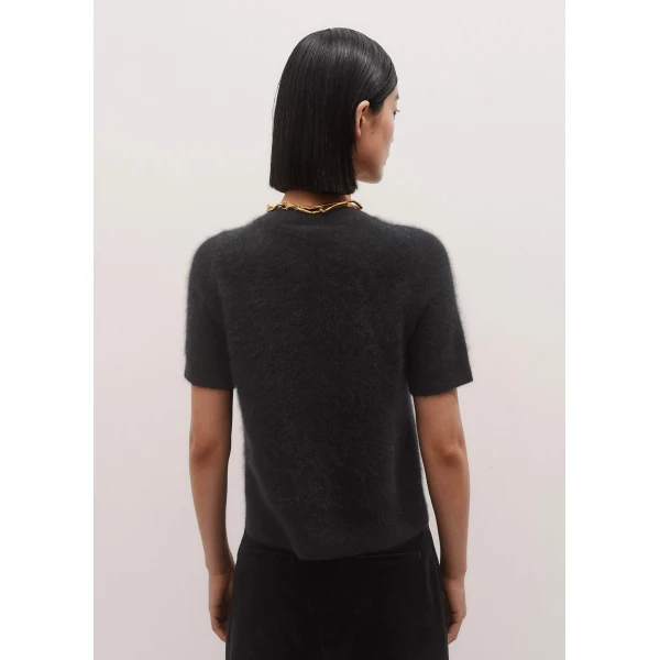 Me + Em Short Sleeve Cardigan – luxury British Black in Me and Em exclusively at Luxury Shoes 
