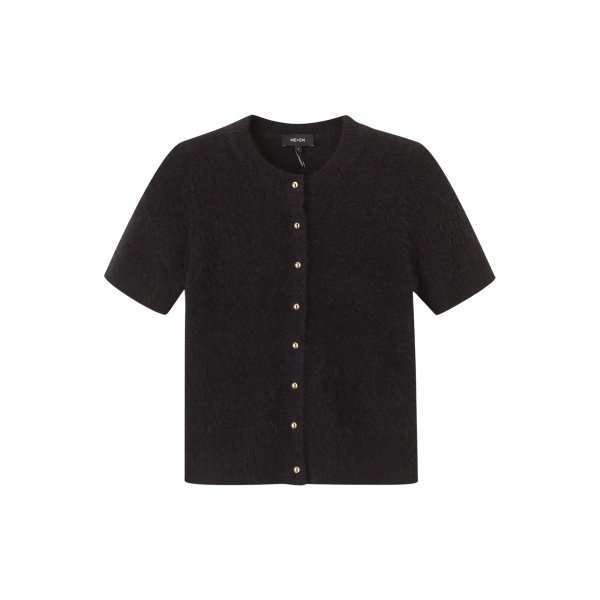 Me and Em Short Sleeve Cardigan – luxury British Black in Me and Em exclusively at Luxury Shoes 