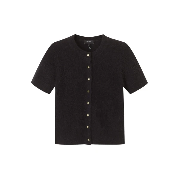 Me and Em Short Sleeve Cardigan – luxury British Black in Me and Em exclusively at Luxury Shoes 