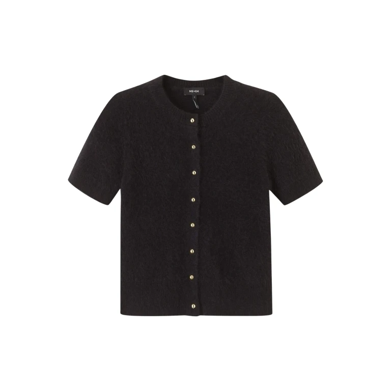Me and Em Short Sleeve Cardigan – luxury British Black in Me and Em exclusively at Luxury Shoes 