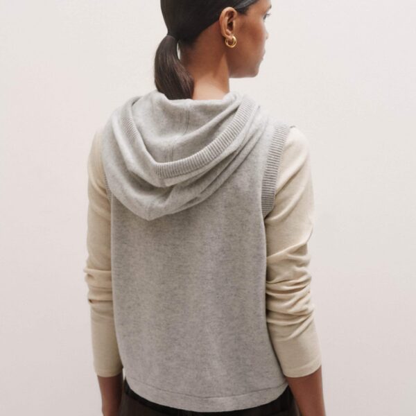 Me and Em Sleeveless Zip Hoody Jacket, view 2