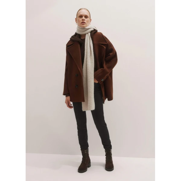 Me and Em Sleeveless Zip Hoody – luxury British Brown in Me and Em exclusively at Luxury Shoes 