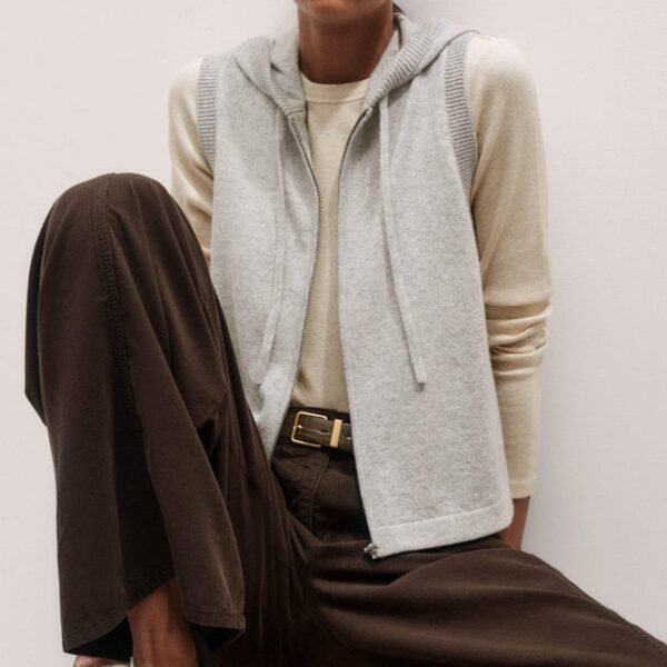 Me and Em Sleeveless Zip Hoody Jacket, view 7