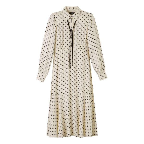 Me and Em Smart Touch Midi Dress – luxury British Ivory in Me and Em exclusively at Luxury Shoes 