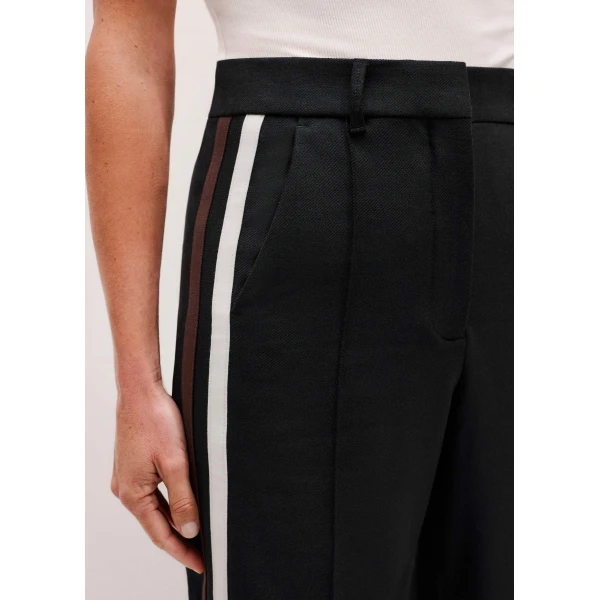 Me + Em Sporty Smart Man Pant – luxury British Black in Me and Em exclusively at Luxury Shoes 