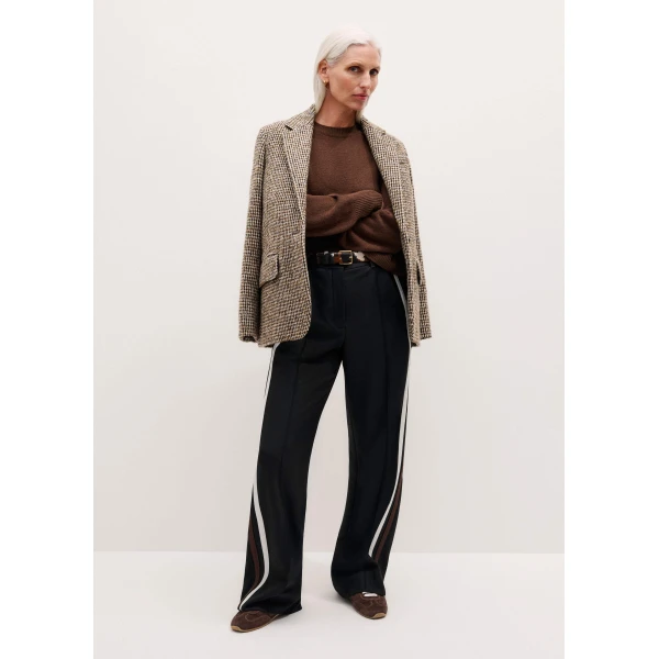 Me + Em Sporty Smart Man Pant – luxury British Black in Me and Em exclusively at Luxury Shoes 