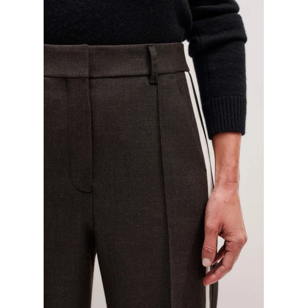 Me and Em Sporty Smart Man Pant – luxury British Brown in Me and Em exclusively at Luxury Shoes 