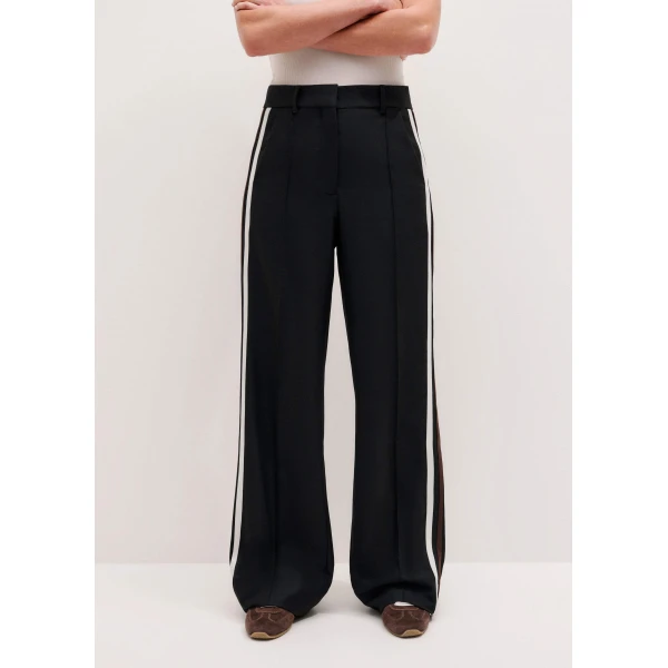 Me and Em Sporty Smart Man Pant – luxury British Black in Me and Em exclusively at Luxury Shoes 