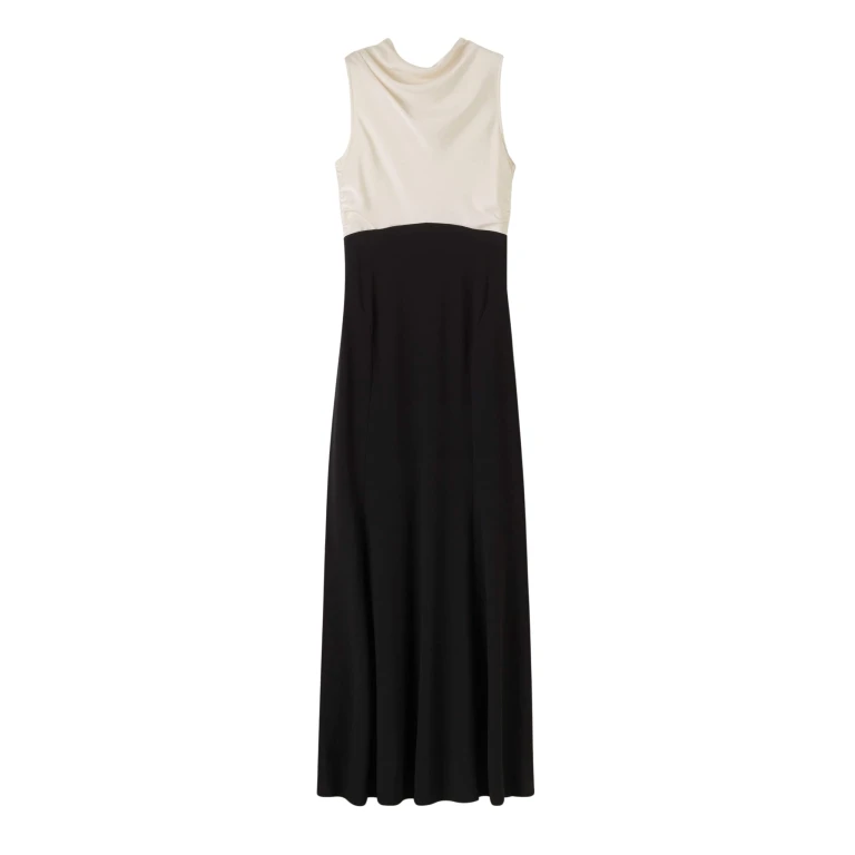 Me and Em Statement Back Dress – luxury British Black in Me and Em exclusively at Luxury Shoes 