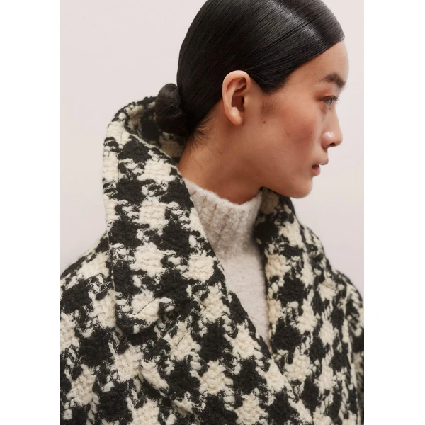 Me + Em Statement Swing Coat – luxury British Multicolour in Me and Em exclusively at Luxury Shoes 