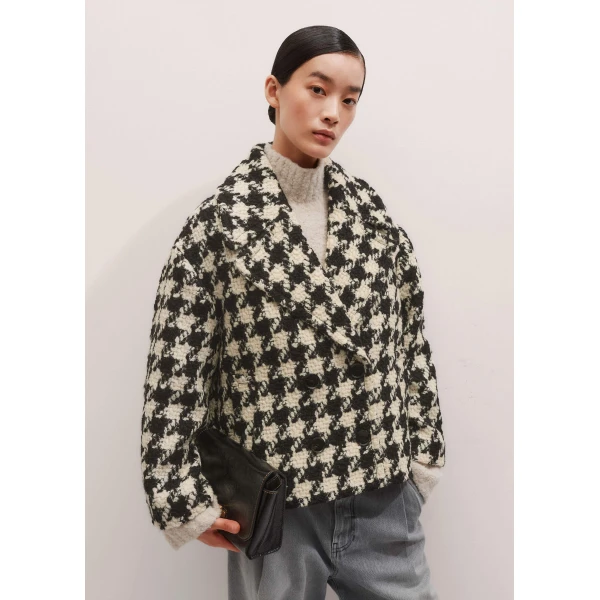 Me and Em Statement Swing Coat – luxury British Multicolour in Me and Em exclusively at Luxury Shoes 