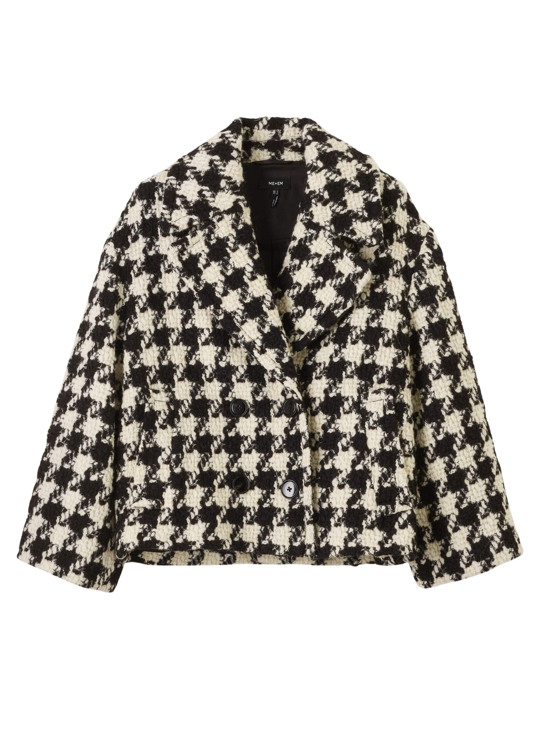 Me and Em Statement Swing Coat – luxury British Multicolour in Me and Em exclusively at Luxury Shoes 