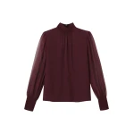 Me and Em Straight Blouse – luxury British Red in Me and Em exclusively at Luxury Shoes 