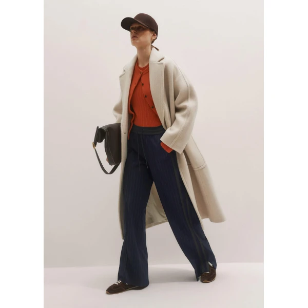 Me and Em Straight Cardigan – luxury British Orange in Me and Em exclusively at Luxury Shoes 