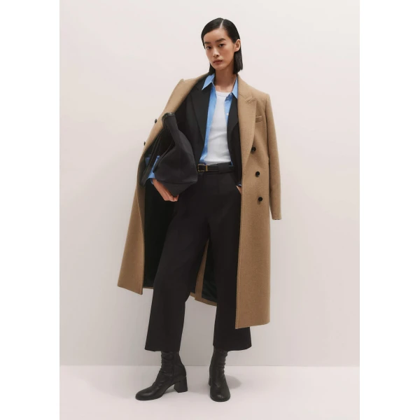 Me + Em Straight Crop Trouser – luxury British Black in Me and Em exclusively at Luxury Shoes 