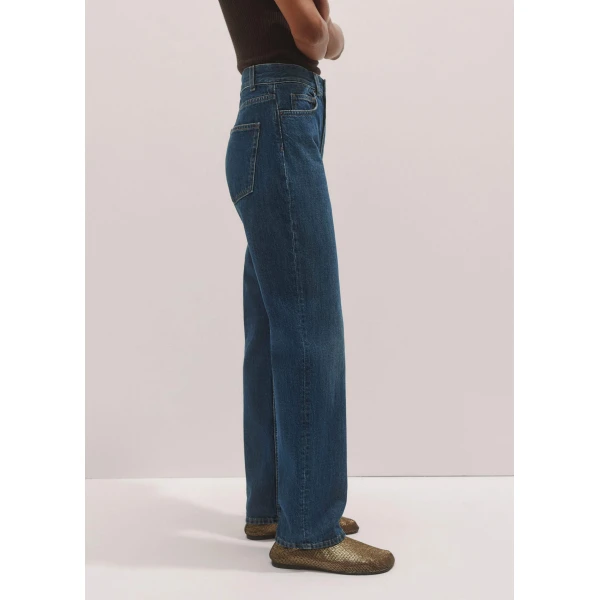 Me + Em Straight Jean – luxury British Blue in Me and Em exclusively at Luxury Shoes 
