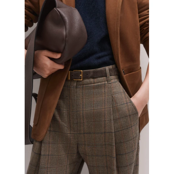 Me and Em Straight Leg Trouser – luxury British Grey in Me and Em exclusively at Luxury Shoes 