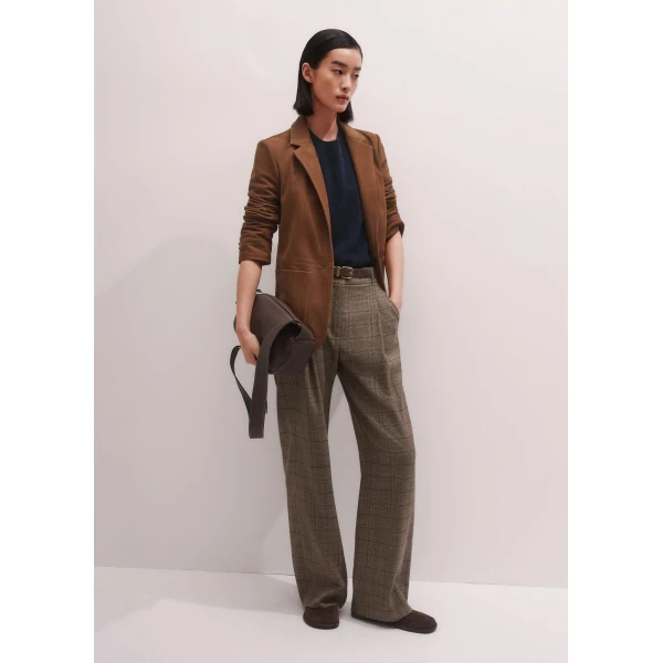 Me + Em Straight Leg Trouser – luxury British Grey in Me and Em exclusively at Luxury Shoes 