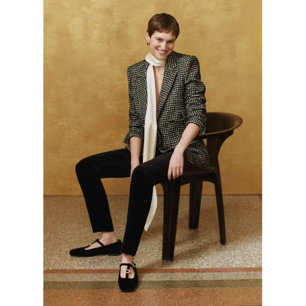 Me and Em Stretch Slim Pant – luxury British Black in Me and Em exclusively at Luxury Shoes 