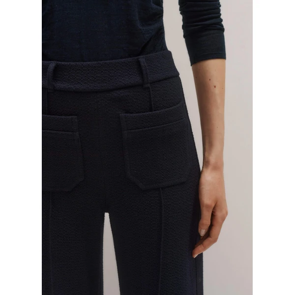 Me + Em Subtle Flare Trouser – luxury British Blue in Me and Em exclusively at Luxury Shoes 