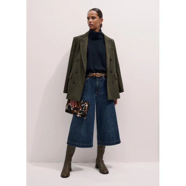 Me and Em Sunday Sweater + Snood – luxury British Blue in Me and Em exclusively at Luxury Shoes 