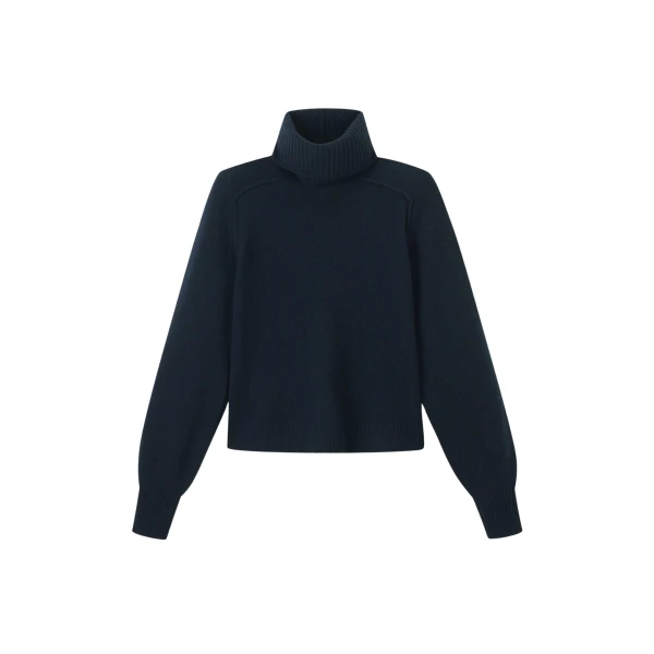 Me and Em Sunday Sweater + Snood – luxury British Blue in Me and Em exclusively at Luxury Shoes 