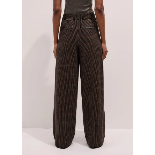 Me and Em Tapered Trouser – luxury British Brown in Me and Em exclusively at Luxury Shoes 