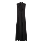 Me and Em Twist Front Maxi Dress – luxury British Black in Me and Em exclusively at Luxury Shoes 