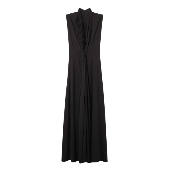 Me and Em Twist Front Maxi Dress – luxury British Black in Me and Em exclusively at Luxury Shoes 
