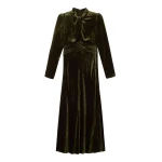 Me and Em Twist Neck Maxi Dress – luxury British Green in Me and Em exclusively at Luxury Shoes 