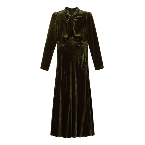 Me and Em Twist Neck Maxi Dress – luxury British Green in Me and Em exclusively at Luxury Shoes 