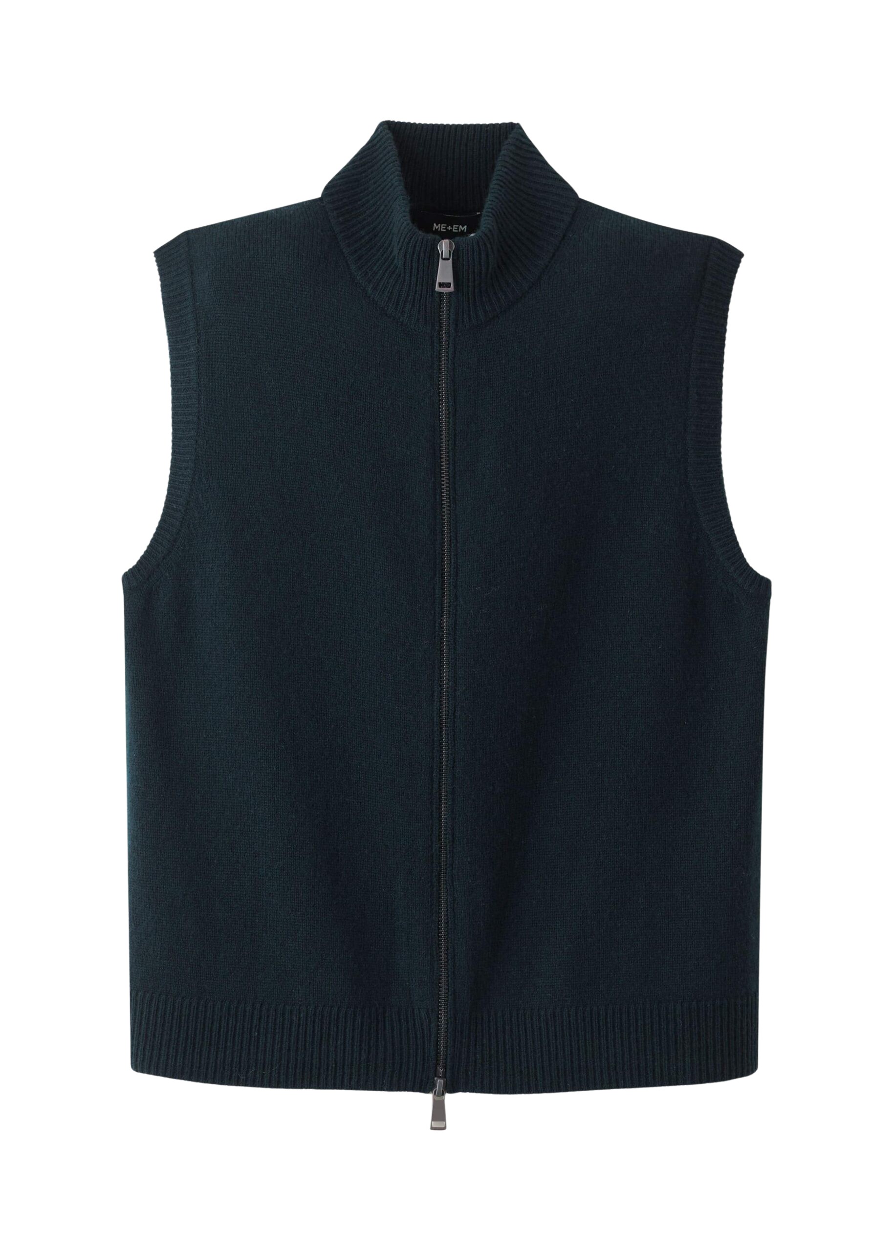 Me and Em Two-Way Zip Knit Vest