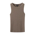 Me and Em Ultimate Crew Neck Tank – luxury British Brown in Me and Em exclusively at Luxury Shoes 