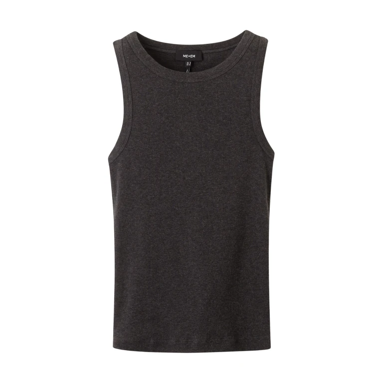 Me and Em Ultimate Crew Neck Tank – luxury British Gray in Me and Em exclusively at Luxury Shoes 