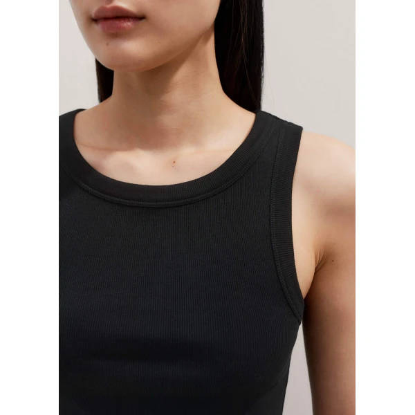Me and Em Ultimate Crew Neck Vest – luxury British Black in Me and Em exclusively at Luxury Shoes 
