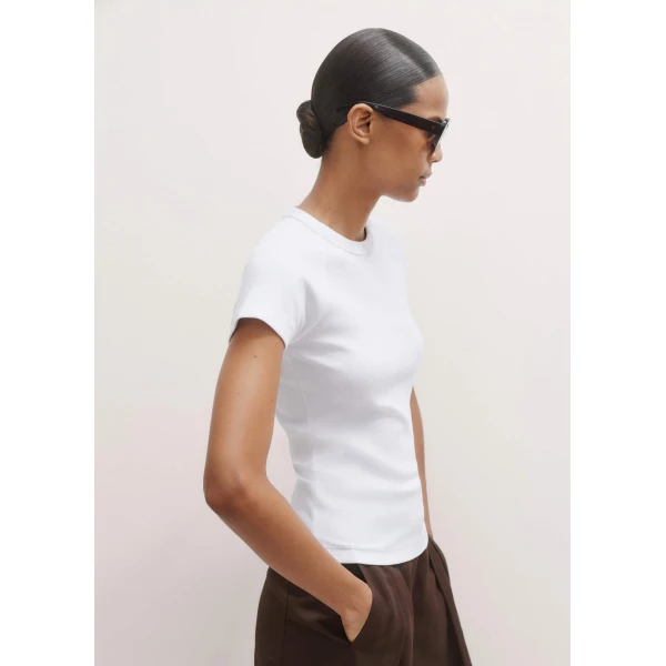 Me and Em Ultimate Raglan Tee – luxury British White in Me and Em exclusively at Luxury Shoes 