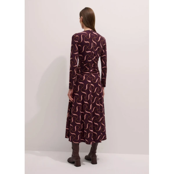 Me + Em Ultra-Fluid Maxi Dress – luxury British Red in Me and Em exclusively at Luxury Shoes 